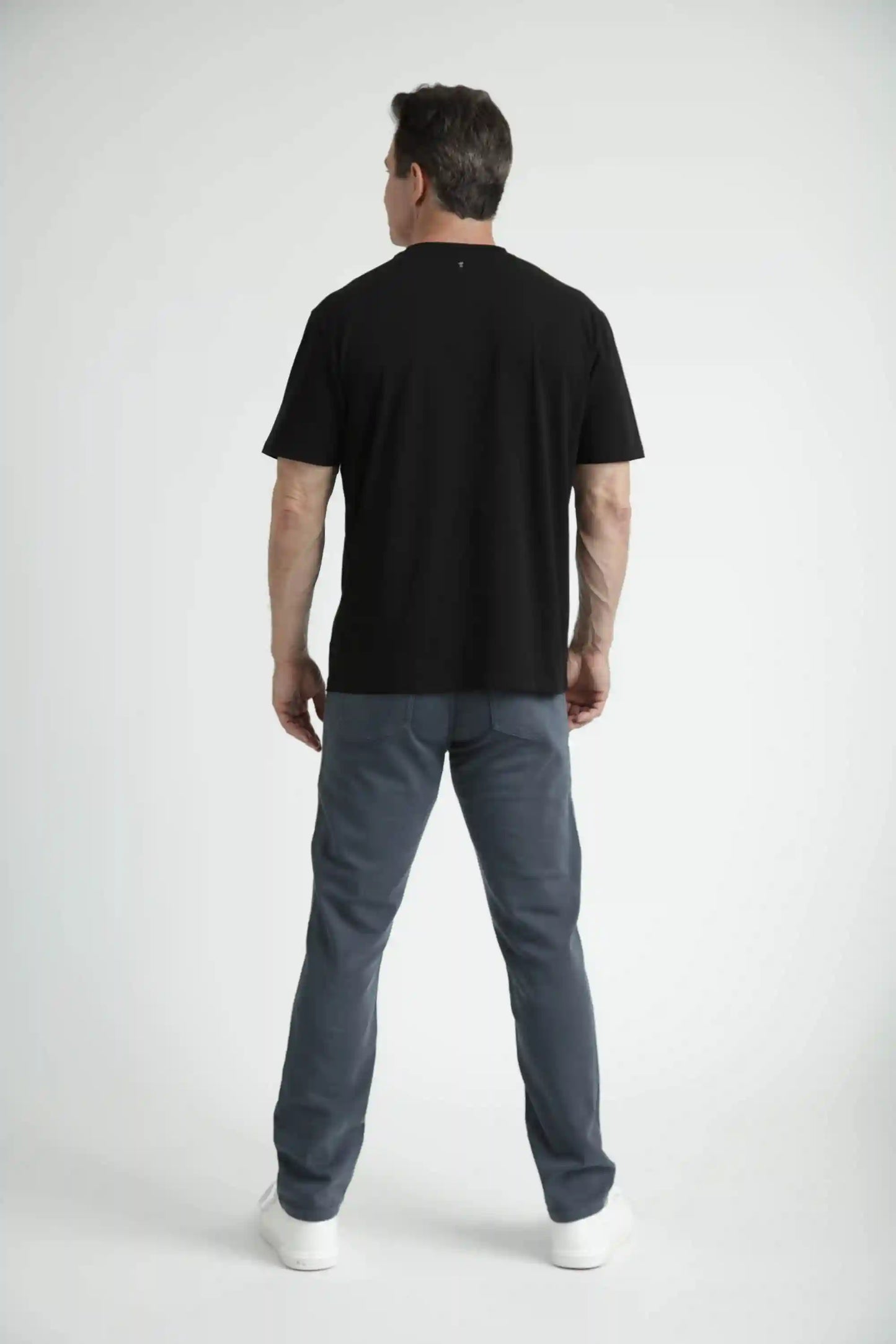 OrganicCrew Neck T-Shirt 6 Pack (Relaxed Fit) / Black
