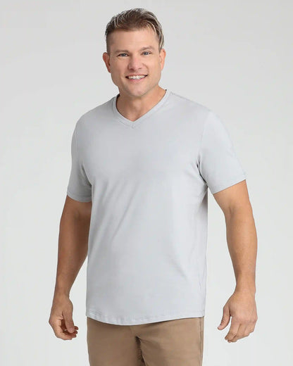 Organic V-Neck T-Shirt 3 Pack (Slim Fit) / Essentials
