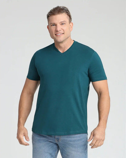 Organic V-Neck T-Shirt 6 Pack (Slim Fit) /All You Need