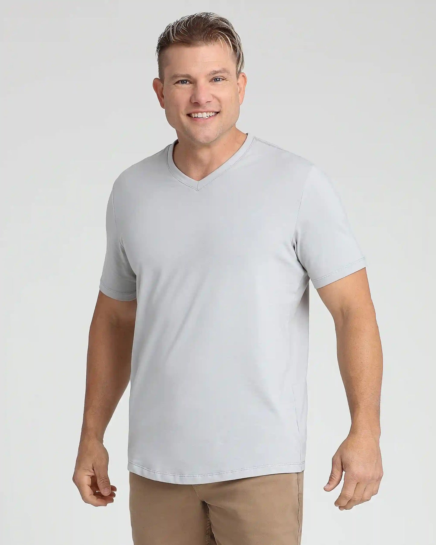 Organic V-Neck T-Shirt 3 Pack (Slim Fit) / Dusk to Downtown