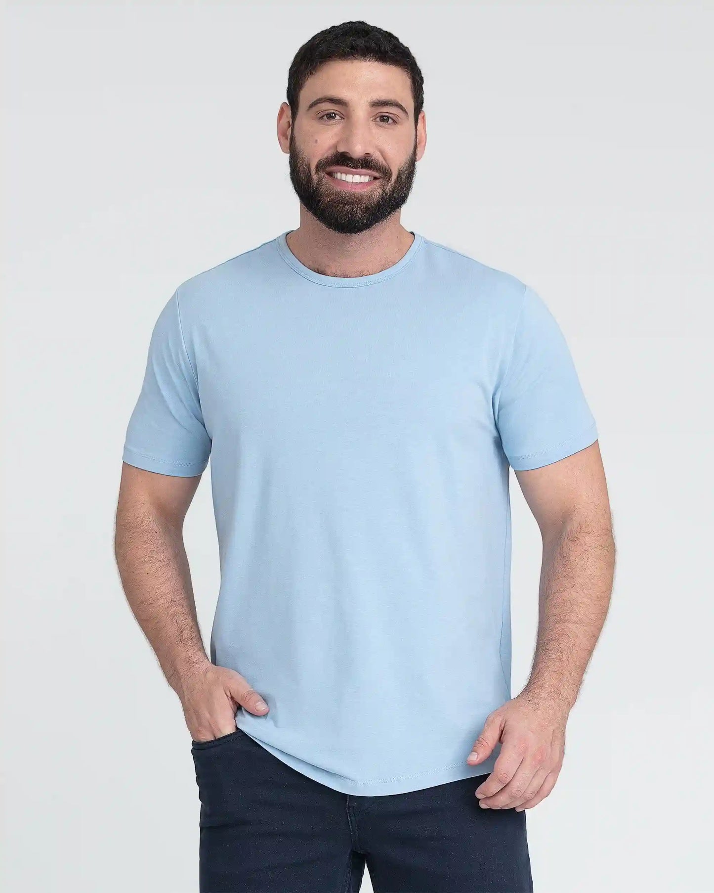Organic Crew Neck T-Shirt 3 Pack (Slim Fit) / Americana