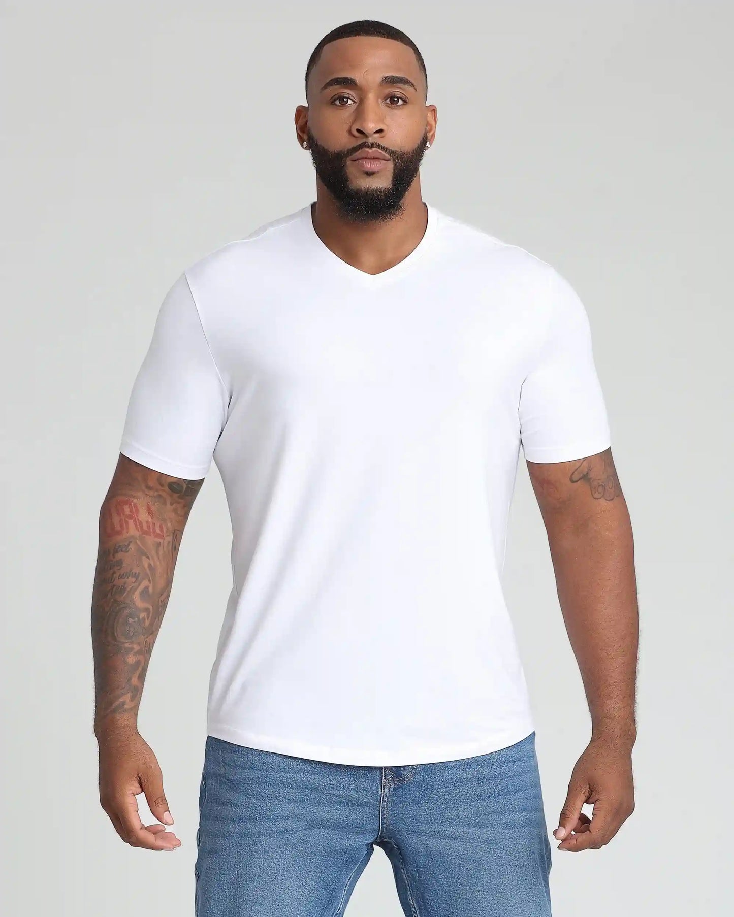 Organic V-Neck T-Shirt 6 Pack (Slim Fit) /All You Need