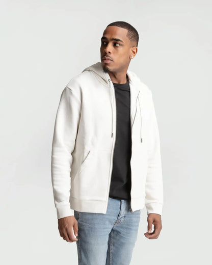 Full Zip Hoodie / Natural