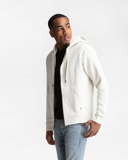 Full Zip Hoodie / Natural