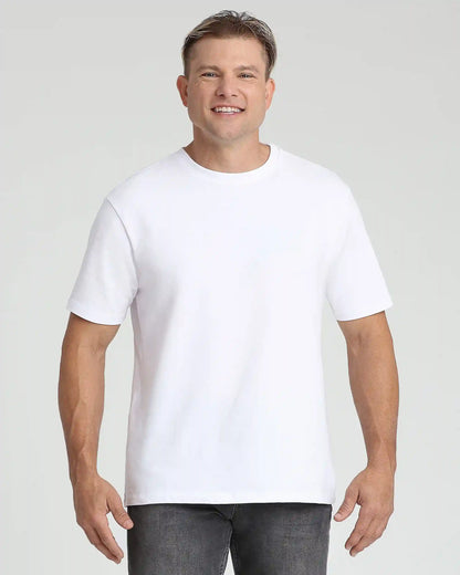 Organic Crew Neck T-Shirt (Relaxed Fit) / White