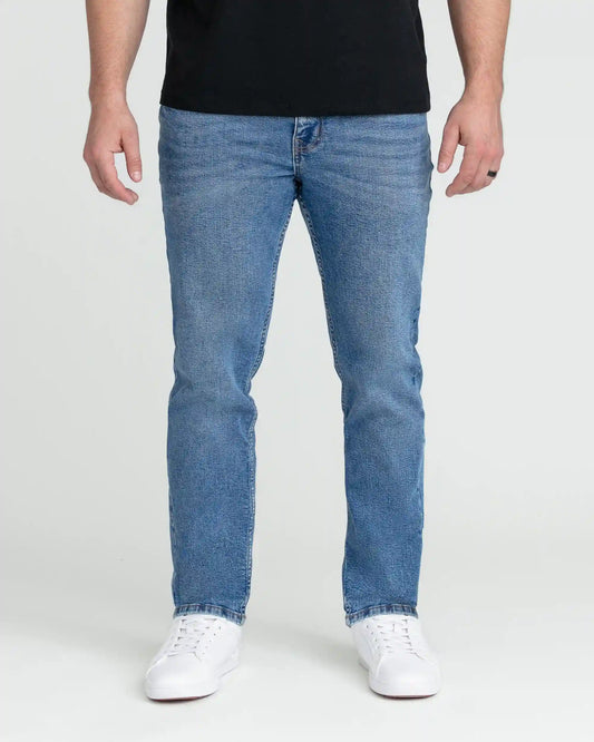 Slim Thick Fit / Stream  (Med Blue)