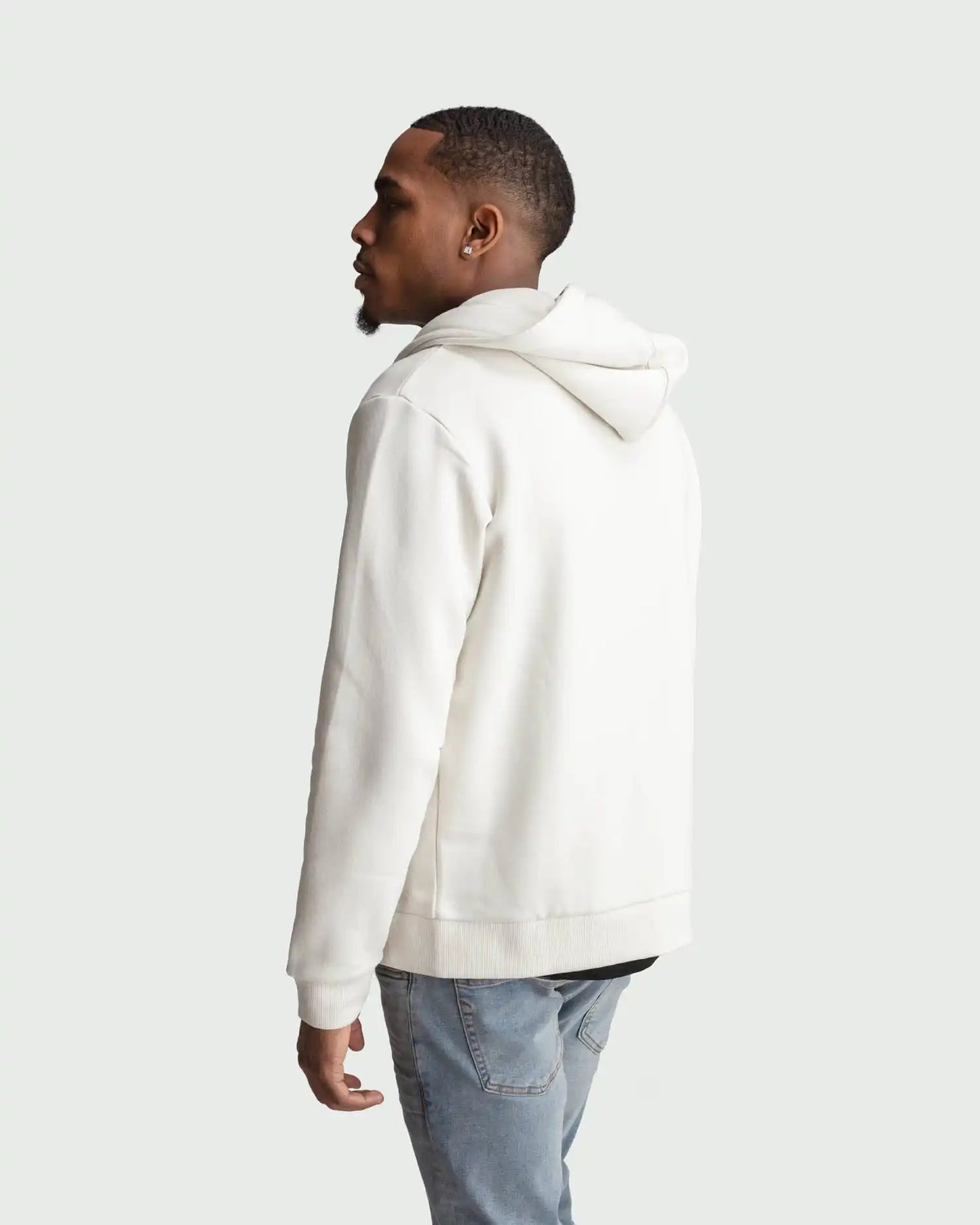 Full Zip Hoodie / Natural
