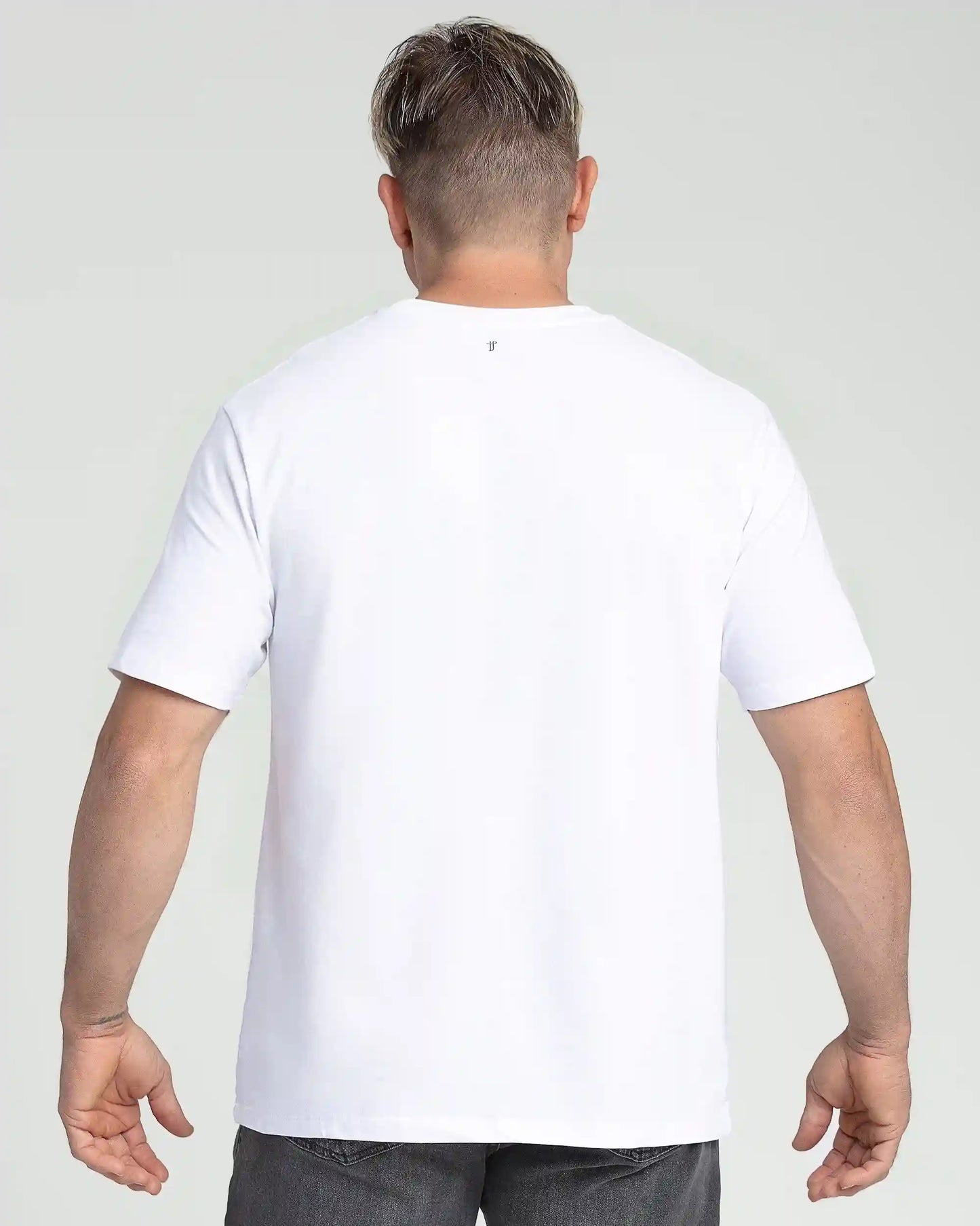Organic Crew Neck T-Shirt (Relaxed Fit) / White