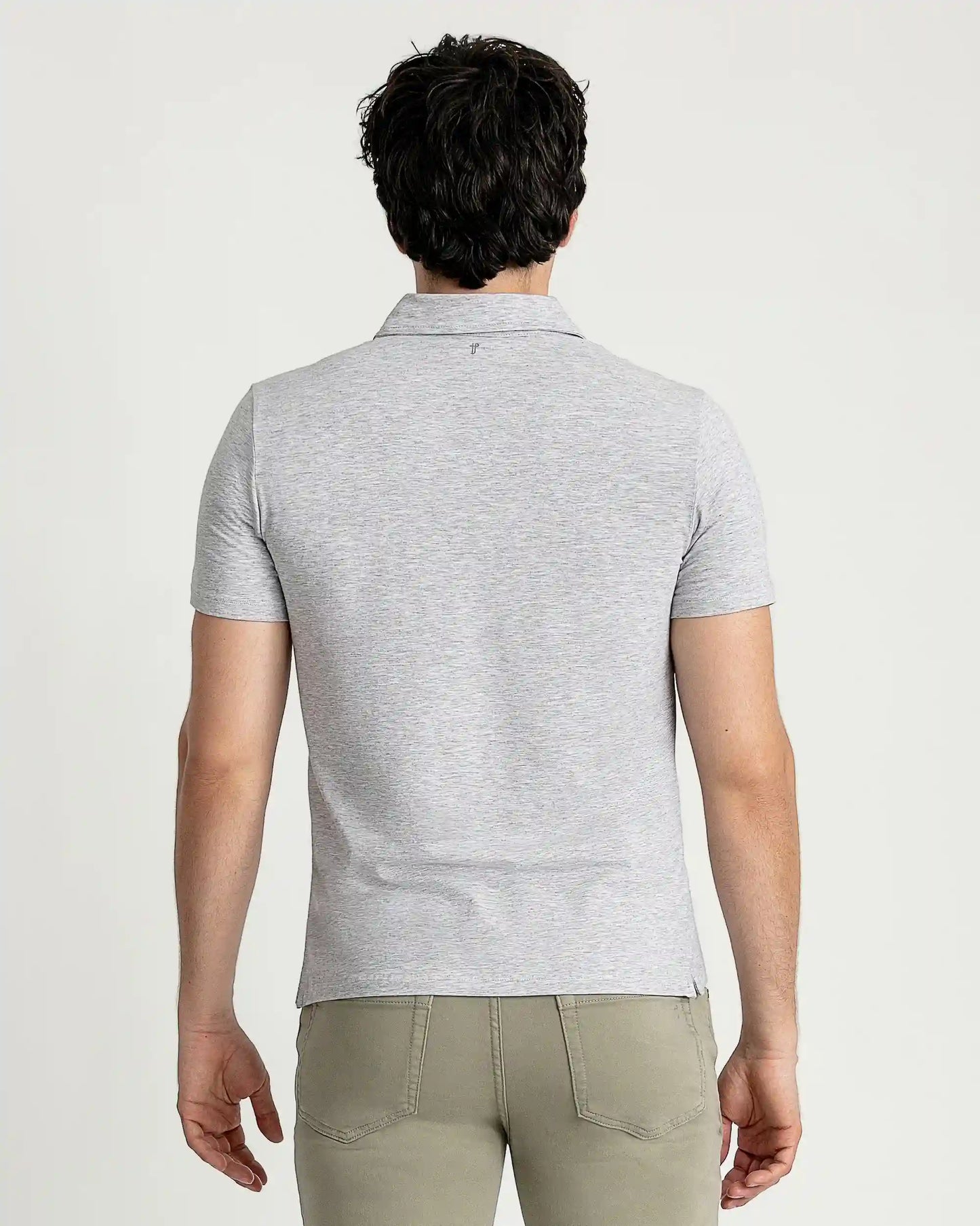 Organic Polo Shirt 3 Pack / Heather Grey