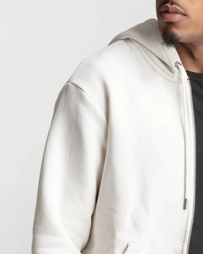 Full Zip Hoodie / Natural