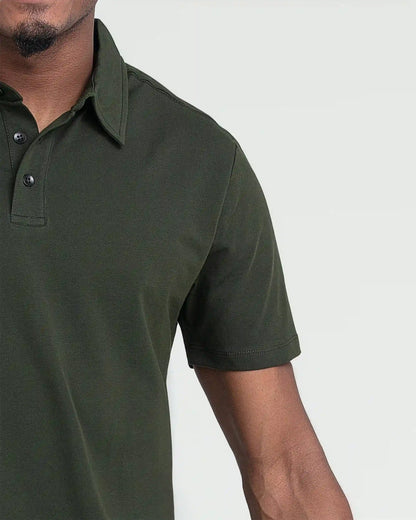 Organic Polo Shirt 3 Pack / Olive