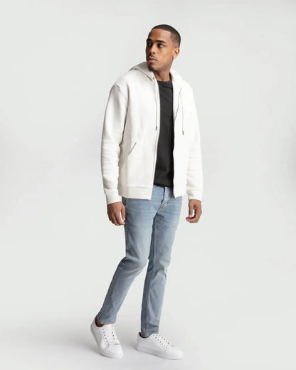 Full Zip Hoodie / Natural