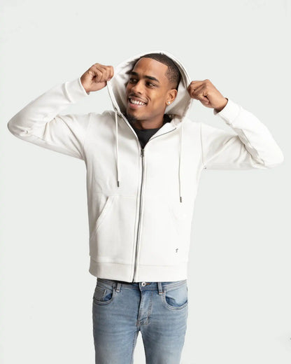 Full Zip Hoodie / Natural