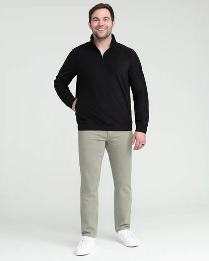 Quarter Zip Pullover / Black