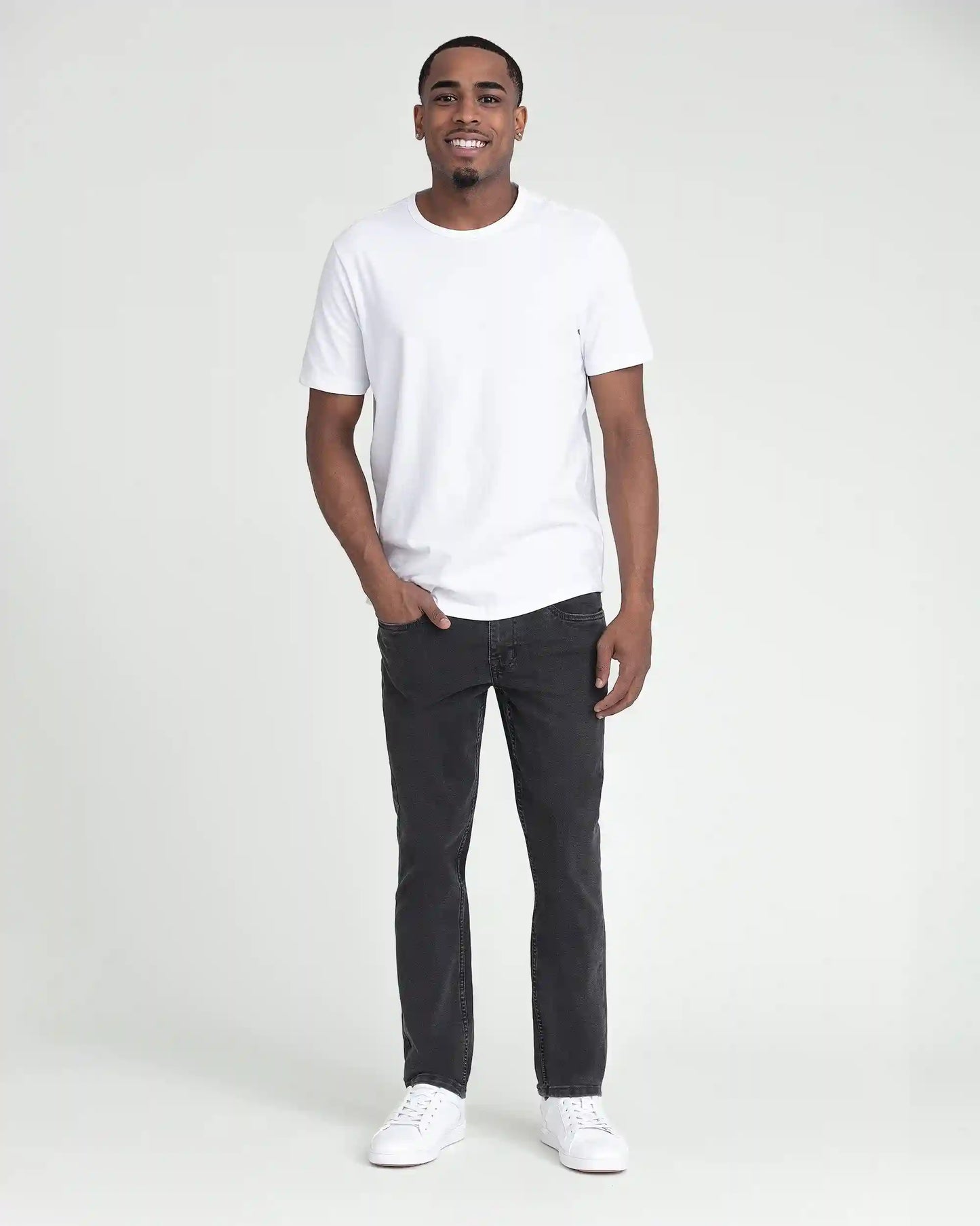 Slim Fit / Steel (Faded Black)