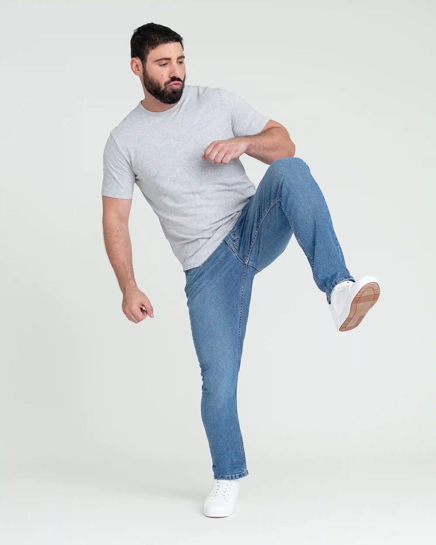 Slim Fit / Stream  (Medium Blue)