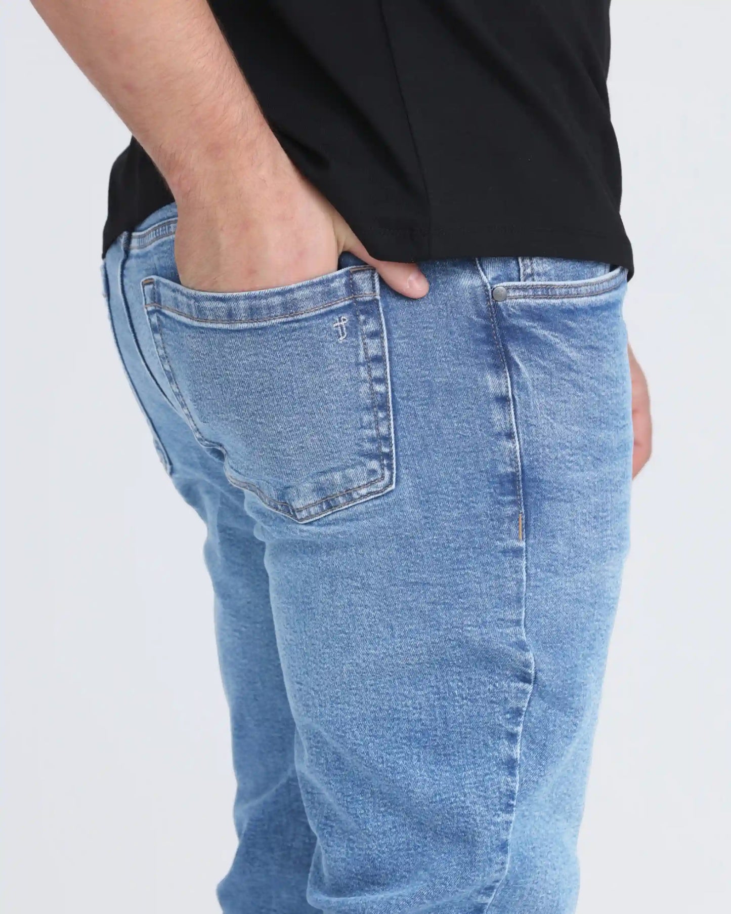 Athletic Fit / Glacier  (Ripped - Med Blue)