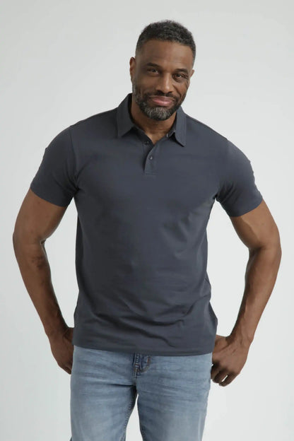 Organic Polo Shirt 3 Pack / Steel Grey
