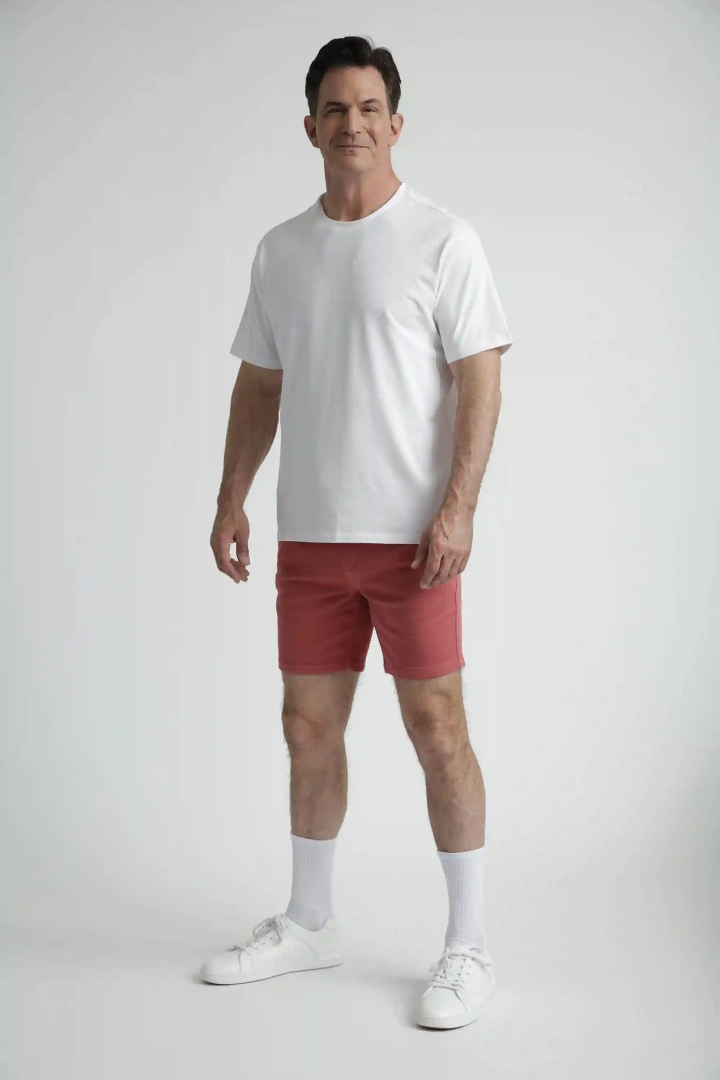 Organic Crew Neck T-Shirt 6 Pack (Relaxed Fit) / White