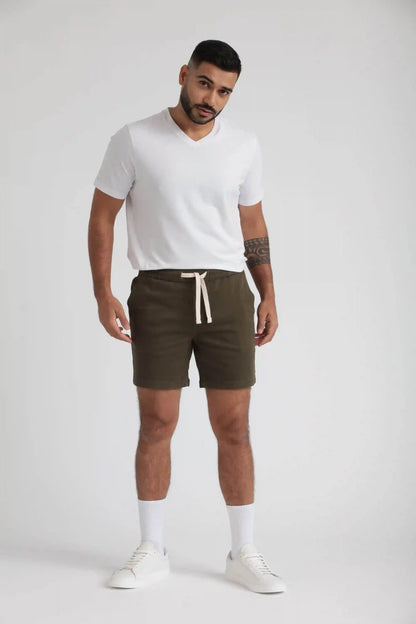 Everyday Comfort Shorts (Slim Fit) / Dark Khaki & Soldier Olive