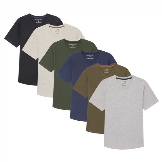 Organic V-Neck T-Shirt 6 Pack (Slim Fit) / Central Park