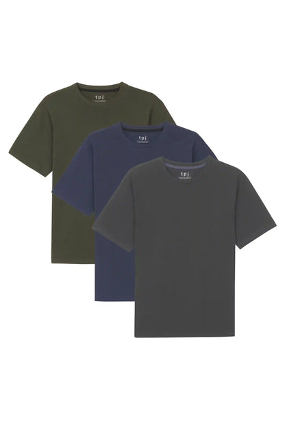Organic Crew 3 Pack (Relaxed Fit)