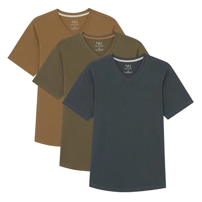 Organic V-Neck 3 Pack (Slim Fit)
